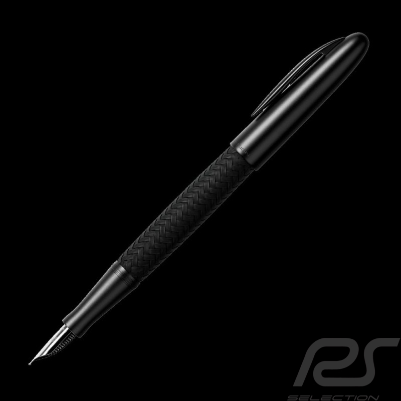 Stylo plume Füllfederhalter  fountain pen Porsche Design acier Plume or taille B Tec Flex