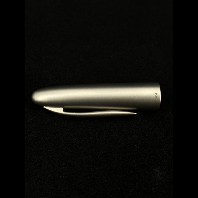 Stylo Plume Porsche Design En Acier Tressé - Plume En Or Massif 18 Carats - Occasion De Prestige