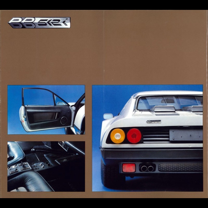 Ferrari Brochure BB 512 i 1981-1983 in Italian English French