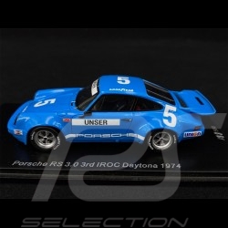 Porsche 911 RS 3.0 n° 5 3rd IROC Daytona 1974 1/43 Spark US146