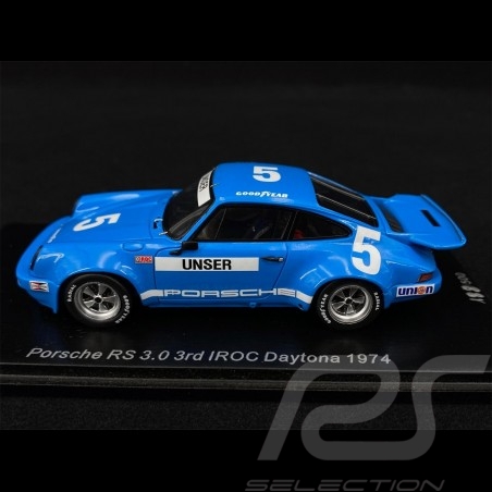 Porsche 911 RS 3.0 n° 5 3. IROC Daytona 1974 1/43 Spark US146