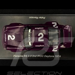 Porsche 911 RS 3.0 N°2 2nd IROC Daytona 1974 1/43 Spark US143