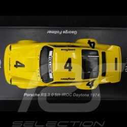 Porsche 911 RS 3.0 n° 4 5th IROC Daytona 1974 1/43 Spark US145