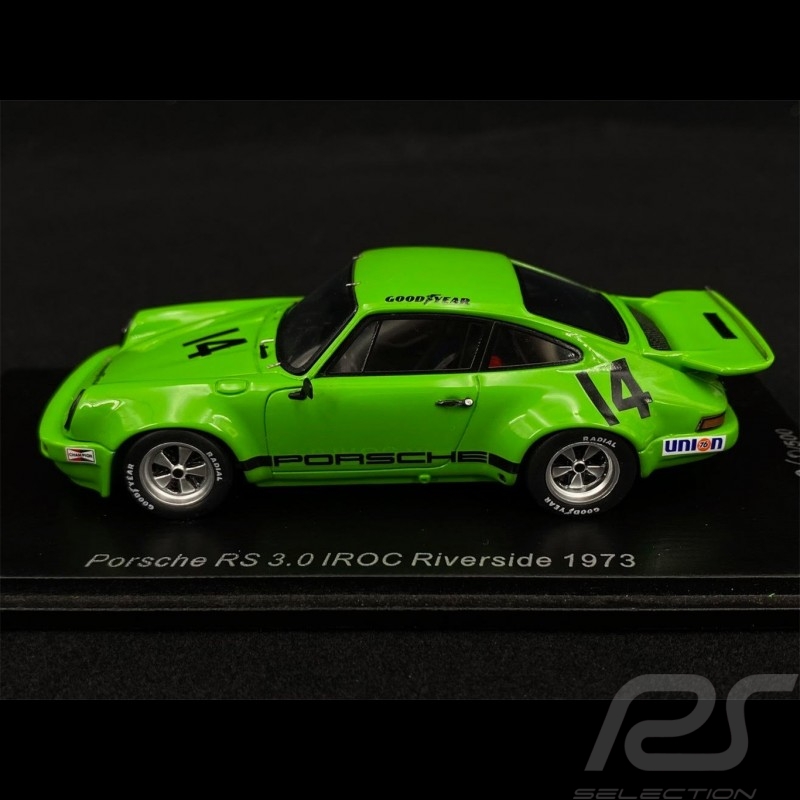 Porsche 911 RS 3.0 n° 14 IROC Riverside 1973 1/43 Spark US141