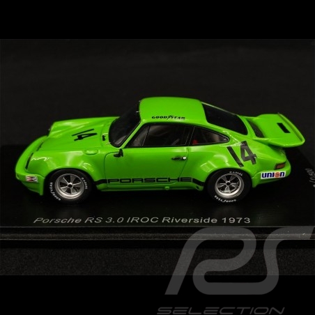 Porsche 911 RS 3.0 n°14 IROC Riverside 1973 1/43 Spark US141