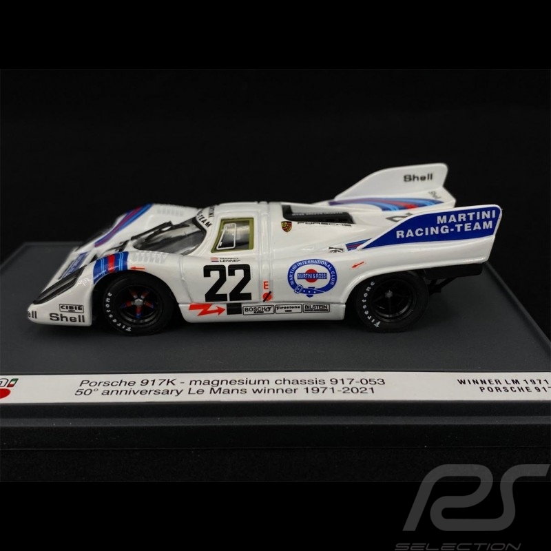 Porsche 917K n° 22 Vainqueur Winner Sieger 24h Le Mans 1971 1/43 Brumm S2104 - série ultra limitée