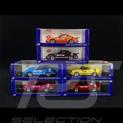 6 models set Porsche 911 RS 3.0 IROC Daytona 1974 1/43 Spark