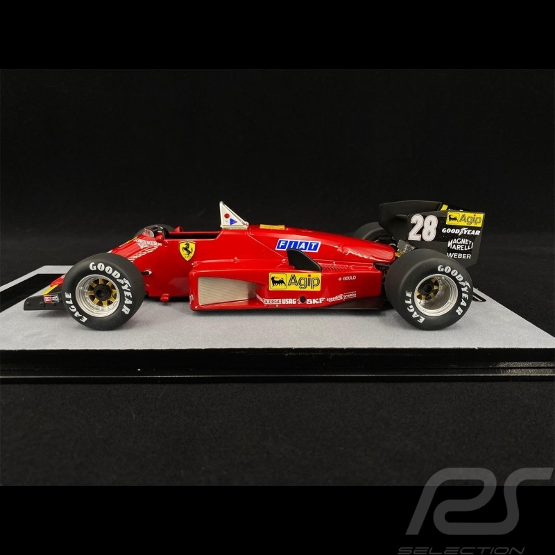 □1/20 ヒロ Ferrari 156/85 マルボロデカール付き メタル製フル