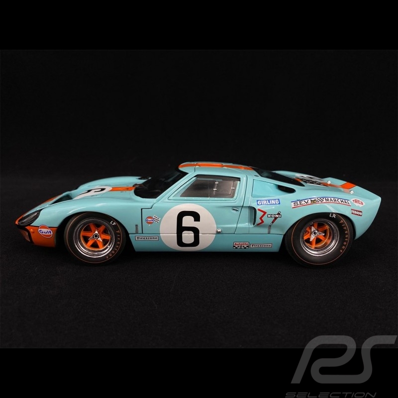 Ford GT40 Mk 1 n° 6 Winner 24h Le Mans 1969 1/18 Solido S1803003