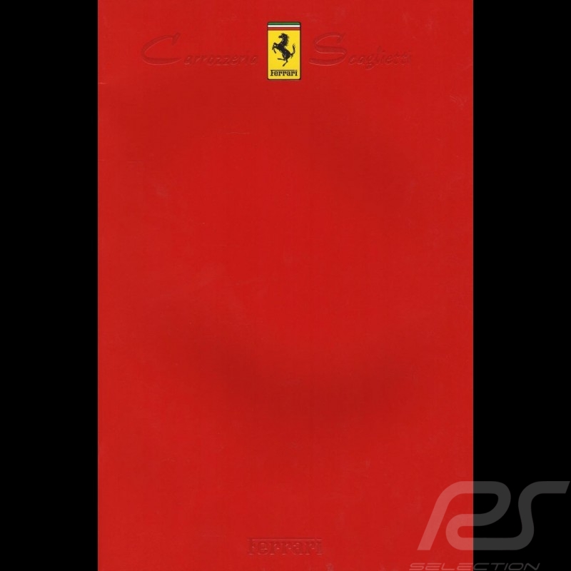 Ferrari Brochure Carrozzeria Scaglietti 1996 - 1998 in German English