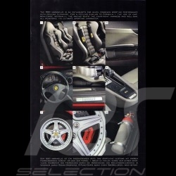Brochure Ferrari Carrozzeria Scaglietti 1996 - 1998  en Allemand Anglais