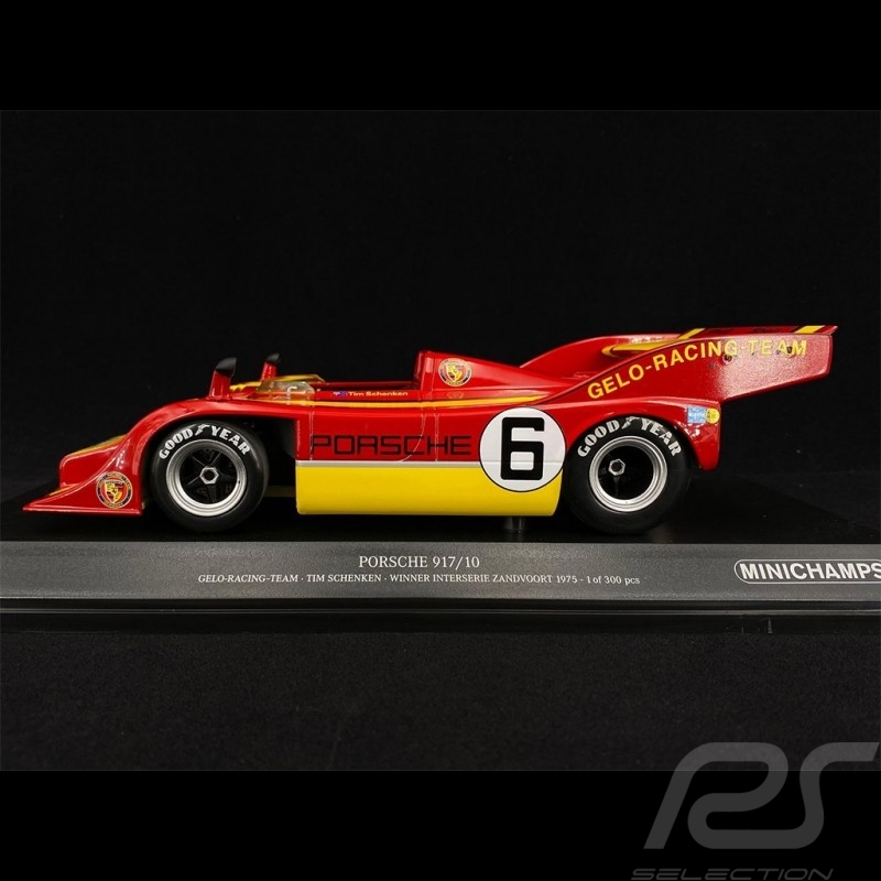 Porsche 917 10 n° 6 Winner Interserie Zandvoort 1975 1/18 Minichamps 155756506