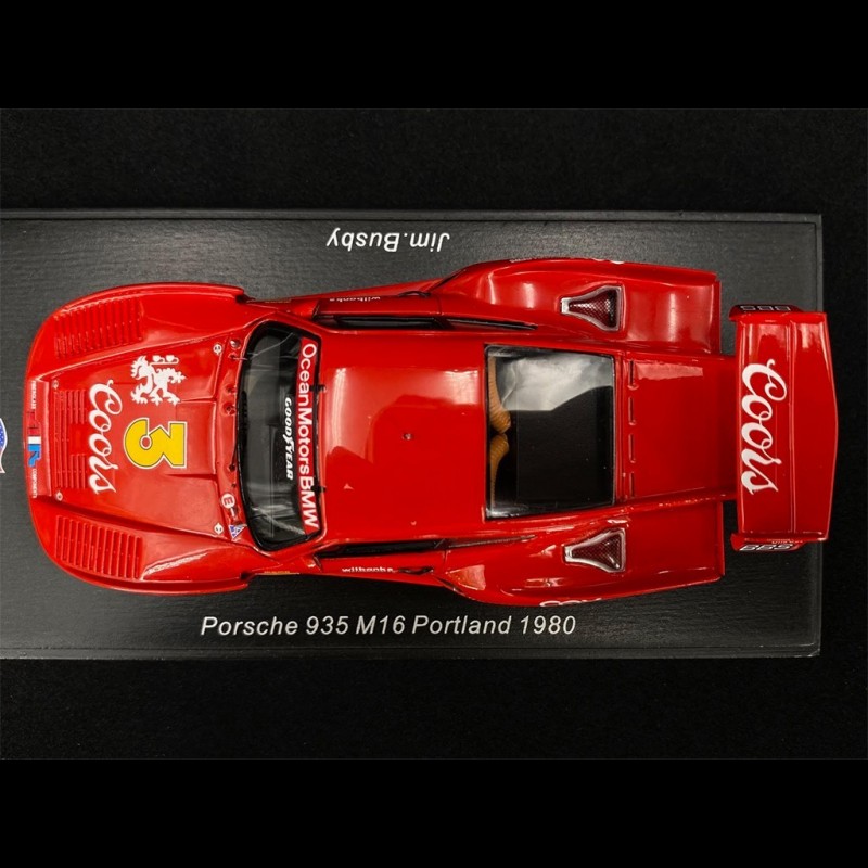 Porsche 935 M16 n° 3 100 miles Portland 1980 1/43 Spark US095