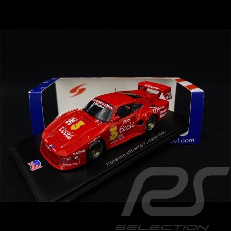 Porsche 935 M16 n° 3 100 miles Portland 1980 1/43 Spark US095