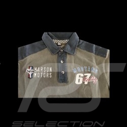 Polo Mustang 67 Sally Warson Motors khaki grün - Herren