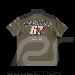 Polo Mustang 67 Sally Warson Motors khaki grün - Herren