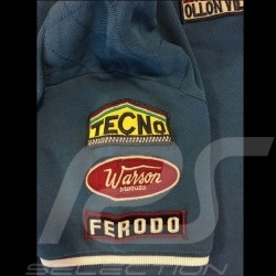 Polo-shirt François Cevert 35 Ollon Villars 1971 Blue - Herren