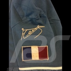 Polo-shirt François Cevert 35 Ollon Villars 1971 Blue - Herren