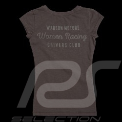 T-shirt Racing Drivers Club Vintage design Cast iron grey - women