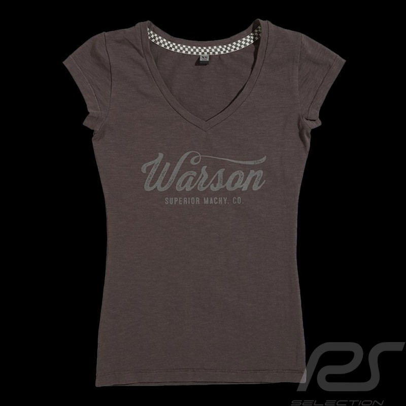 T-shirt Racing Drivers Club Style Vintage Gris fonte - femme