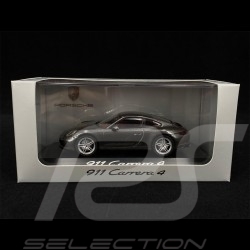 Porsche 911 991 Carrera 4 2015 gris quartz grey grau 1/43 Herpa WAP0201030G