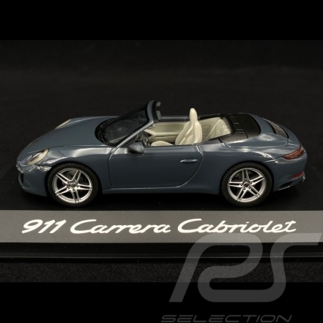 Porsche 911 type 991 Carrera Cabriolet 2015 phase 2 bleu 1/43 Herpa WAP0201140G