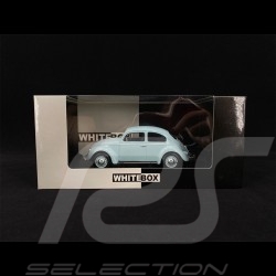 VW Beetle 1200 1960 Light Blue 1/24 White Box WB124055