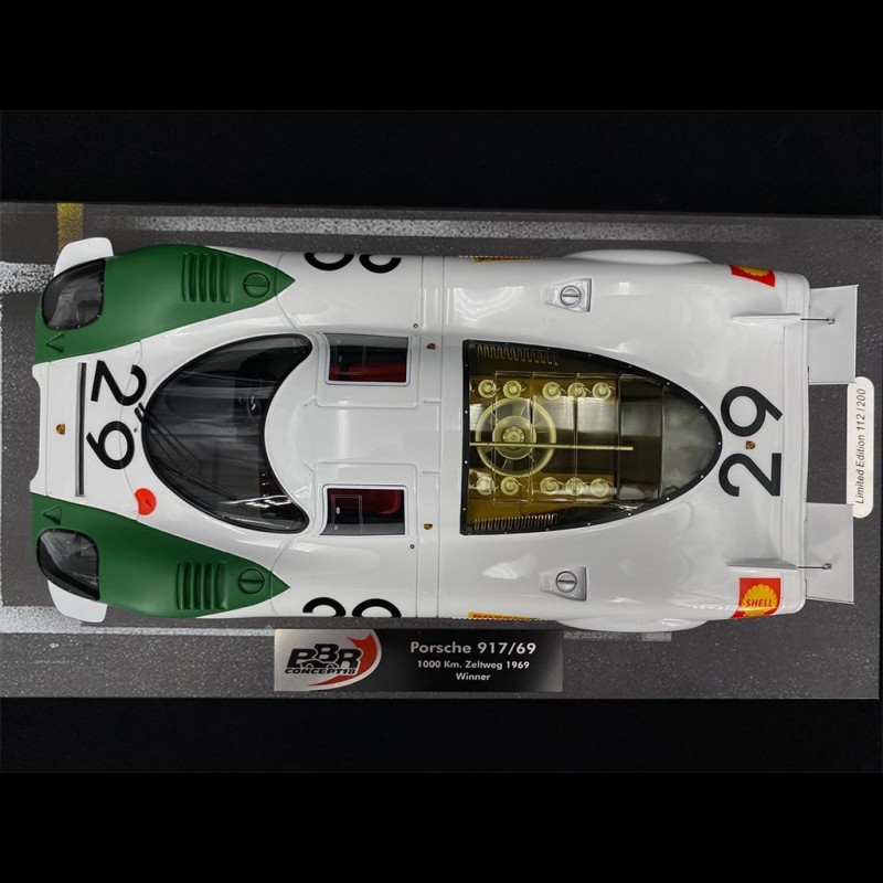 Miniature Voiture FLY - Porsche 908 BP Zeltweg 69 - Blanc - Réf. C13