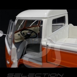 Volkswagen T1 Pick Up 1950 Orange - Blanc white weiß 1/18 S1806701