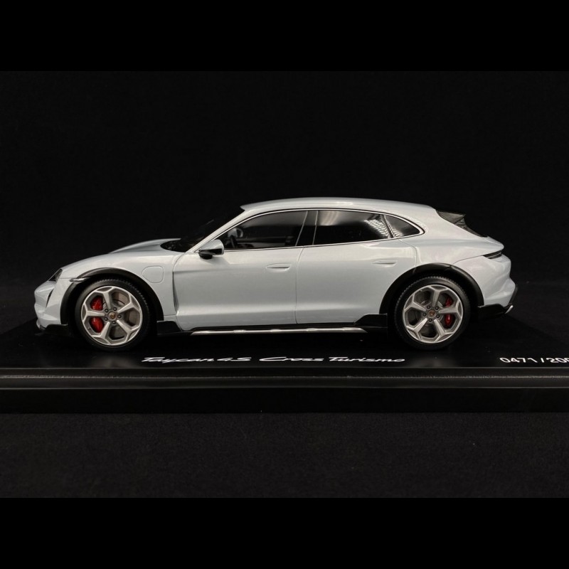 Porsche Taycan 4S Cross Turismo 2021 metallic ice grey 1/18