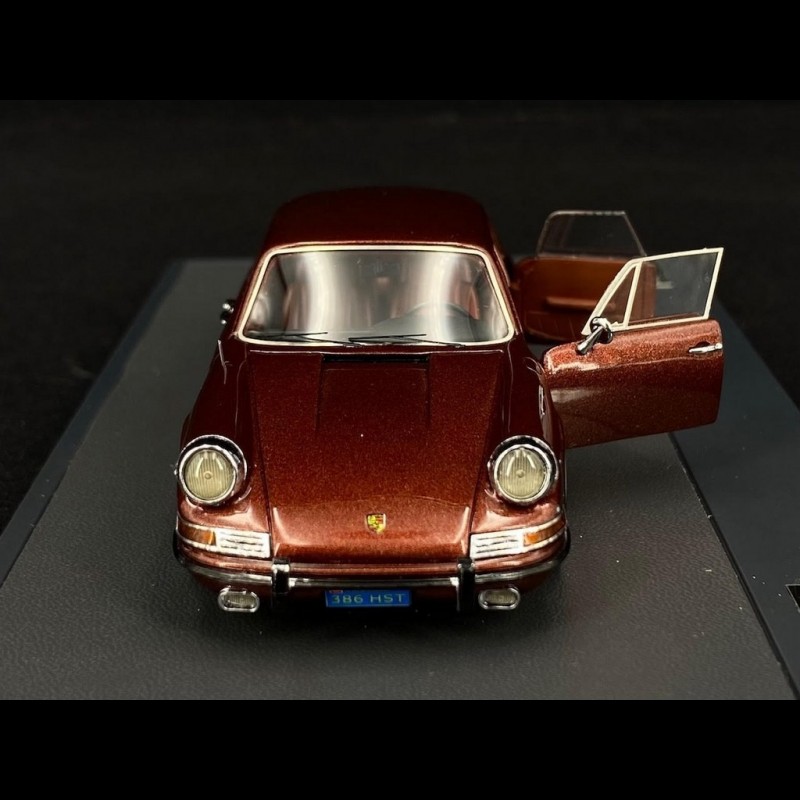 Matrix 1:43 Porsche 911 Troutman and Barnes année 1972 brun MX41607-025
