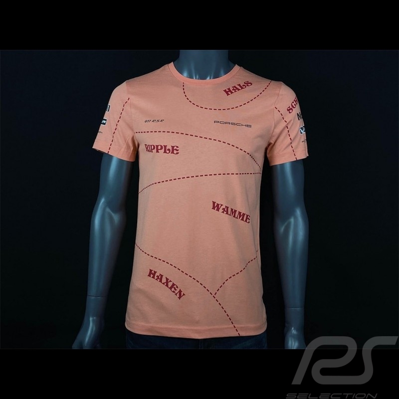 T-shirt Porsche 911 / 917 Motorsport Le Mans 2018 Cochon rose avec sponsors WAP187J - mixte T-shirt Porsche 911 / 917 Motorsport Le Mans 2018 Cochon rose avec sponsors WAP187J - mixte