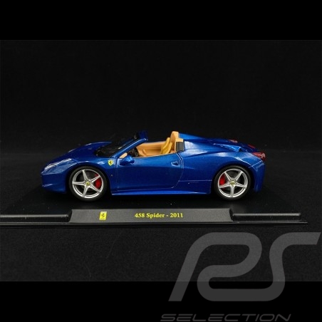 Ferrari 458 Spider 2011 Blau 1/24 Bburago