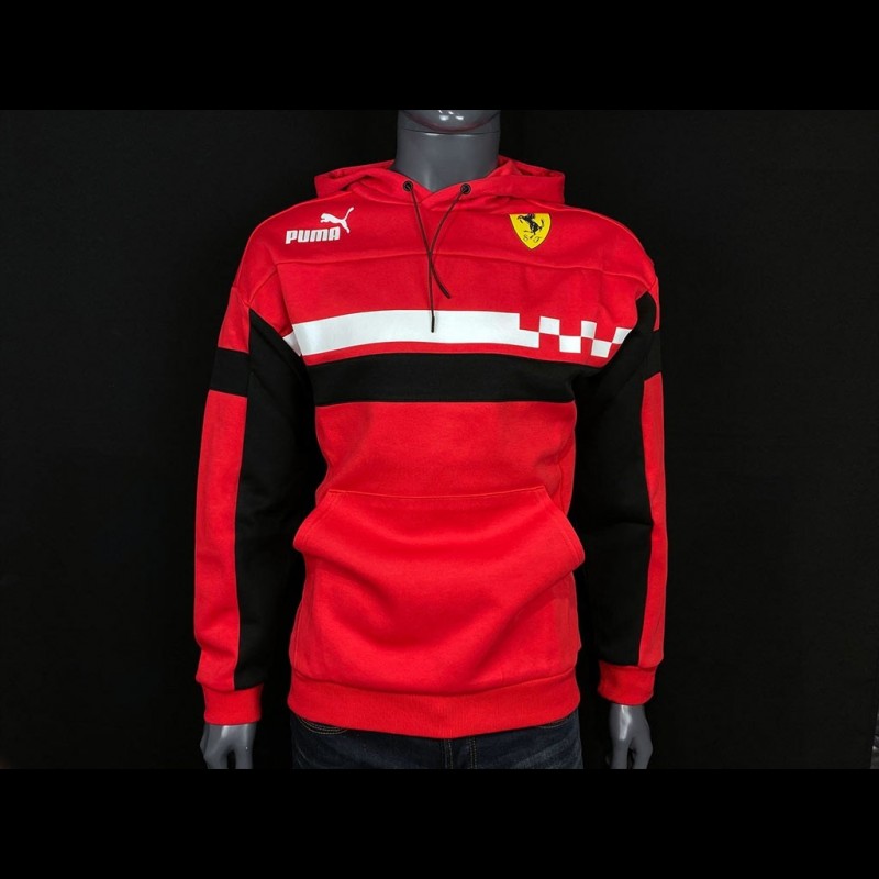 Puma - Sweat Capuche Ferrari Race SDS 531650 Rouge 