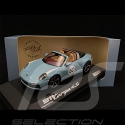 Porsche 911 / 992 Targa 4S n° 50 Meissen Blau Heritage Edition 1/43 Minichamps WAP0209110NTRG