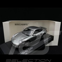 Porsche 911 Turbo Type 997 2006 Silver GT Metallic 1/43 Minichamps 943065203