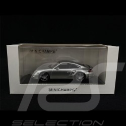 Porsche 911 Turbo Type 997 2006 Argent GT Métallique 1/43 Minichamps 943065203