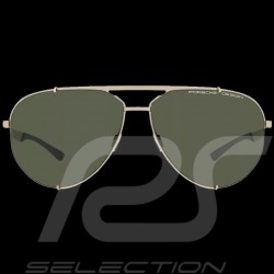 Lunettes de soleil sonnenbrille sunglasses Porsche monture or / verres mirroirs olive Porsche WAP0789200MD63 - mixte