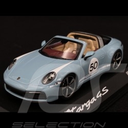 Copy n° 2 / 2000 Porsche 911 / 992 Targa 4S n° 50 Meissen Blue Heritage Edition 1/43 Minichamps WAP0209110NTRG