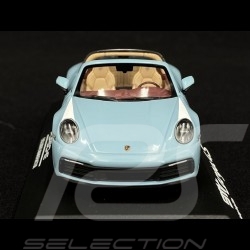 Exemplaire n° 2 / 2000 Porsche 911 / 992 Targa 4S n° 50 Bleu Meissen Heritage Edition 1/43 Minichamps WAP0209110NTRG
