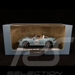 Exemplar n° 2 / 2000 Porsche 911 / 992 Targa 4S n° 50 Meissen Blau Heritage Edition 1/43 Minichamps WAP0209110NTRG