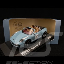 Copy n° 2 / 2000 Porsche 911 / 992 Targa 4S n° 50 Meissen Blue Heritage Edition 1/43 Minichamps WAP0209110NTRG