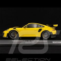 Porsche 911 GT2 RS Type 991 Weissach Package Racinggelb 1/18 Minichamps 153068306