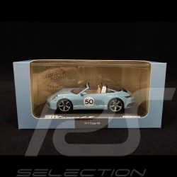 Exemplar n° 2 / 2000 Porsche 911 / 992 Targa 4S n° 50 Meissen Blau Heritage Edition 1/43 Minichamps WAP0209110NTRG
