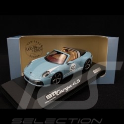 Exemplaire n° 2 / 2000 Porsche 911 / 992 Targa 4S n° 50 Bleu Meissen Heritage Edition 1/43 Minichamps WAP0209110NTRG