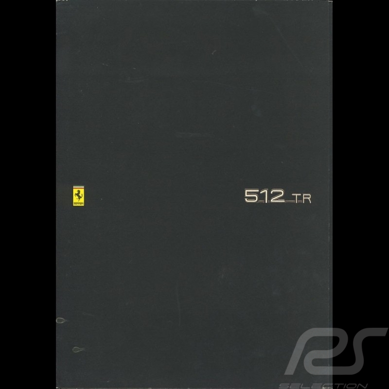 Brochure Ferrari 512 TR 1994 en Italien Anglais Français Allemand