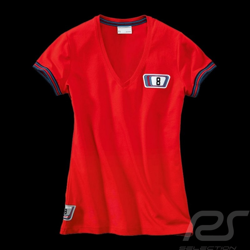 Porsche T-shirt Martini Collection 911 Carrera RSR n° 8 Rot WAP556D - Damen