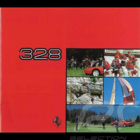 Ferrari Brochure 328 from 1985 to 1989 incomplete ﻿- missing cover  ﻿﻿5M/01/89