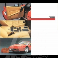 Ferrari Brochure 328 from 1985 to 1989 incomplete ﻿- missing cover  ﻿﻿5M/01/89