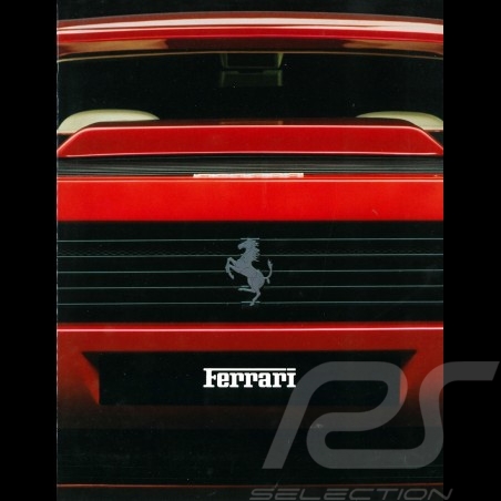 Brochure Ferrari Gamme 1985 en Anglais Français Allemand